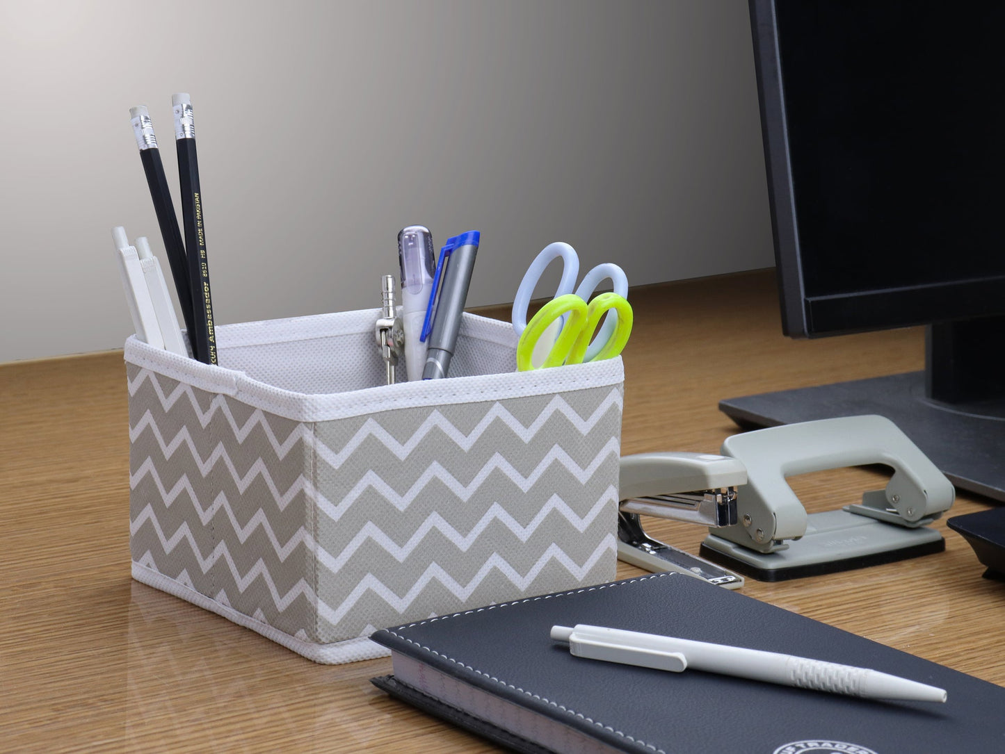 Pack Of 6 Drawer Organizers (grey)
