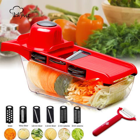 10 In 1 Mandoline Slicer Vegetable Cutter