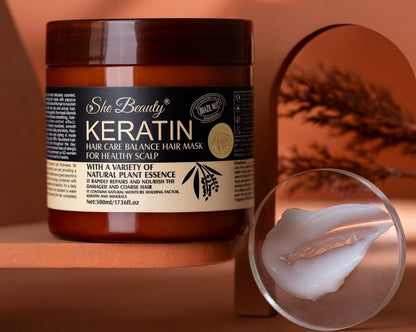 Keratin Original Hair Care Balance Mask And Treatment For Healthy Scalp – 500ml