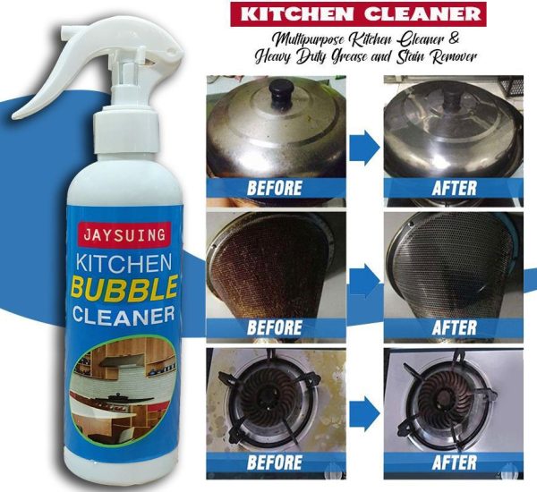Kitchen Heavy Duty Cleaning Spray | Kitchen Bubble Cleaner Spray Clear Remove