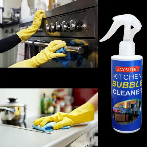 Kitchen Heavy Duty Cleaning Spray | Kitchen Bubble Cleaner Spray Clear Remove