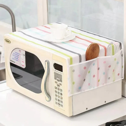 Fridge Cover Kitchen Microwave Cover Waterproof