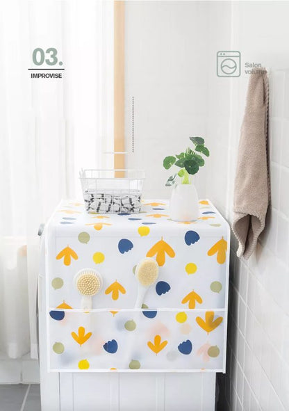 Fridge Cover Kitchen Microwave Cover Waterproof