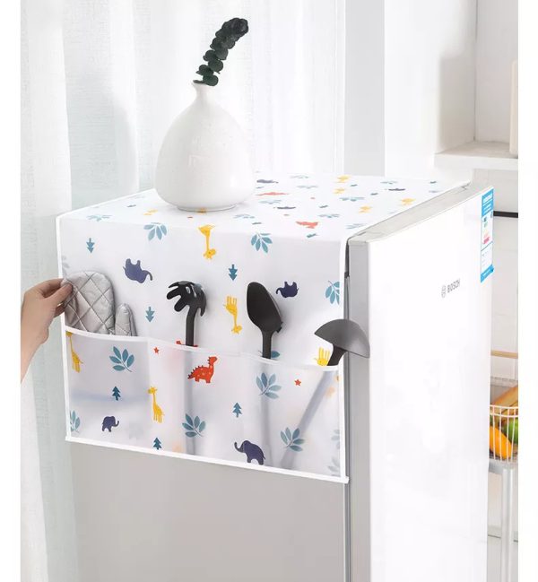 Fridge Cover Kitchen Microwave Cover Waterproof