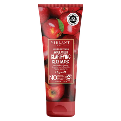 Vibrant Beauty Skin Brightening Apple Clarifying Mud Face Mask (200ml)